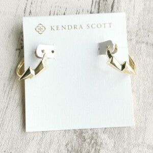 Kendra Scott Gold Huggie Earrings - Bolt